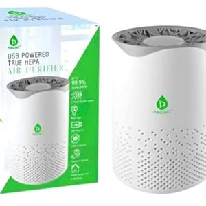 Air Purifier With Night Light- Pursonic USB Powered
